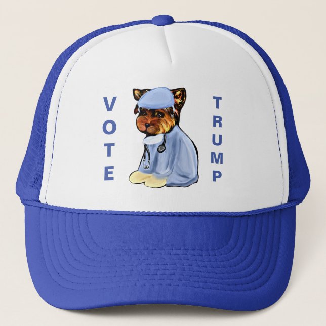 Boné Yorkie Poo Trucker Hat (Frente)