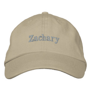 Boné "Zachary" Nome Masculino Bordado,