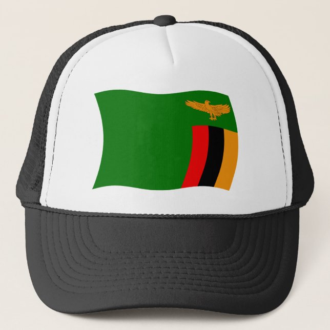 Boné Zâmbia Flag Hat (Frente)