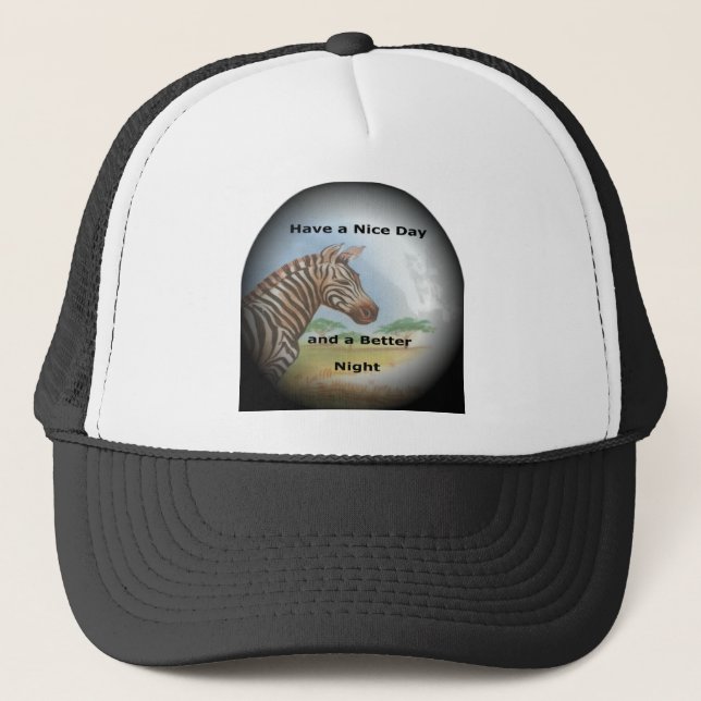 Boné Zebra Portrait, Amboseli: O Espírito da Savana (Frente)