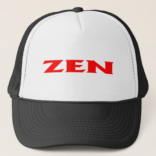 Boné Zen Red Trucker hat (Frente)