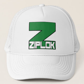 Boné Ziplok - logotipo verde - chapéu do camionista