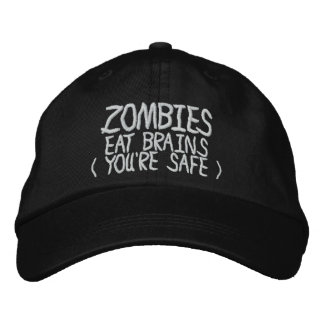 Boné Zombies Comem Cérebros Você Está Seguro
