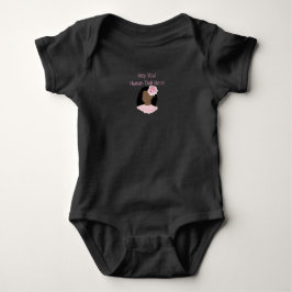 Boneca humana aqui T-Shirt Body de Bebê