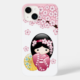 Boneca Kokeshi da Primavera - Garota Geisha Japone