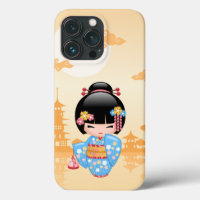 Boneca Maiko Kokeshi - Garota Geisha Japonesa Boni
