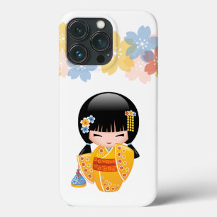 Boneca Summer Kokeshi - Garota Kimono Geisha Amare
