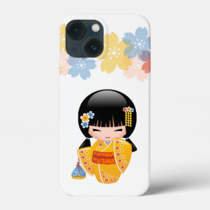 Boneca Summer Kokeshi - Garota Kimono Geisha Amare