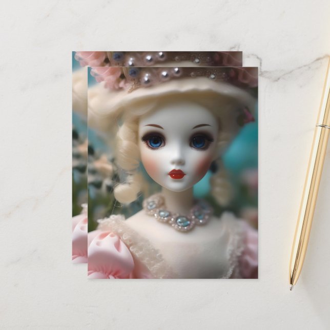 Boneca Vintage Azul, (Frente/Verso In Situ)