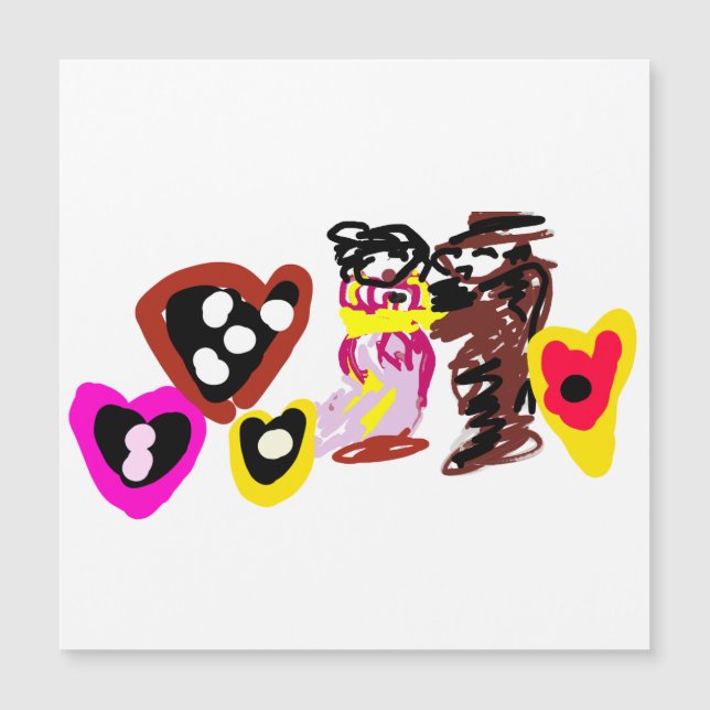 Bonecas adoráveis do dia de São Valentim (Frente)