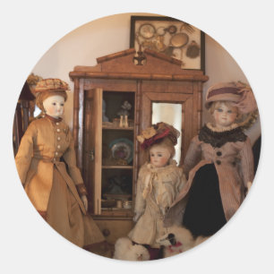 Bonecas de Moda Adesivo de Compras