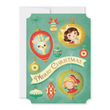 Bonecas de Natal e Cartões de Reindeer