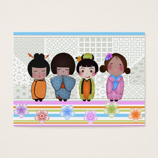 bonecas do kokeshi (Frente)