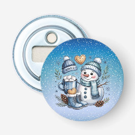 Boneco de Neve Aconchegante de Inverno