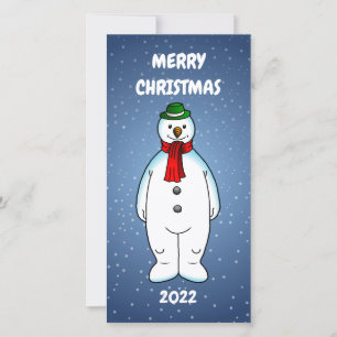 Boneco de Neve Alegre e Feliz