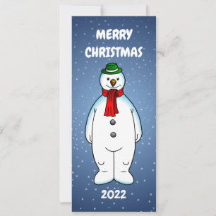 Boneco de Neve Alegre e Feliz