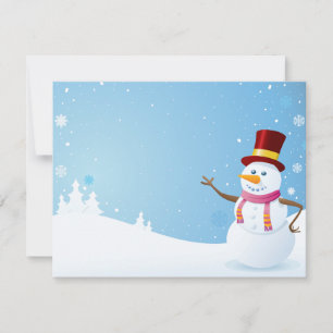 Boneco de Neve Feliz