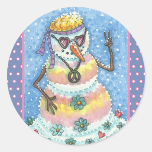 BONECO DE NEVE GROOVY, ETIQUETAS Rnd do NATAL do