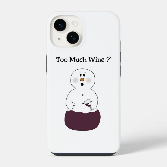 Boneco de Neve Muito Vinho  (Verso)