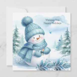 Boneco de Neve Mundo Azul Gelado