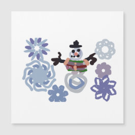 Boneco de neve quente 