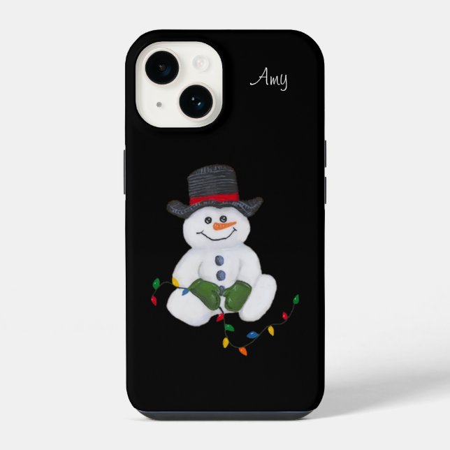 Boneco de Neve Sentado  (Verso)