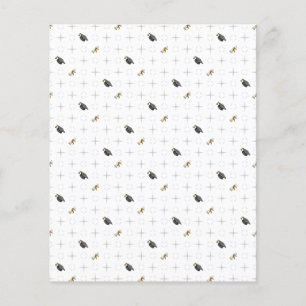 Bonés de formatura e Diploma de Cinzas Leves