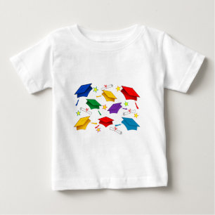 Bonés de formatura - t-shirt do bebê