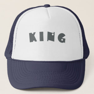 Bonés de nome de texto personalizados do Rei que O