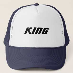 Bonés de nome de texto personalizados do Rei que O