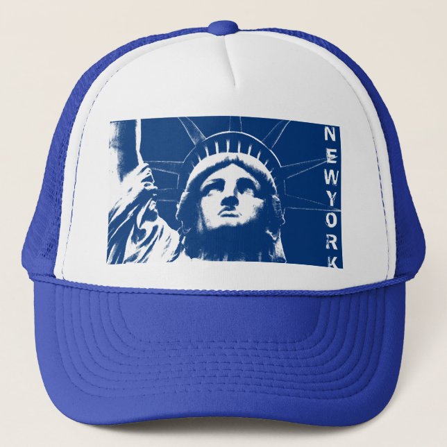 Bonés de Nova York Ostentam Presentes de Liberdade (Frente)