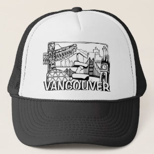 Bonés de Vancouver BC Trucker caps de Souvenir