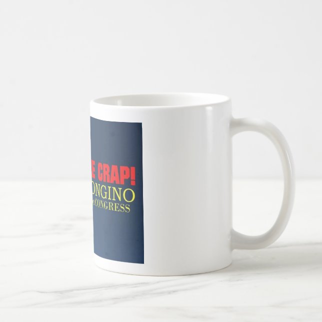 Bongino cortou a caneca de café do excremento (Direita)