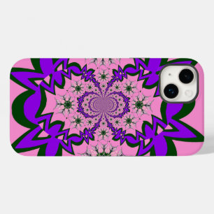 Bonita Bebê Rosa Floral Roxo-Forte Arte-Motif