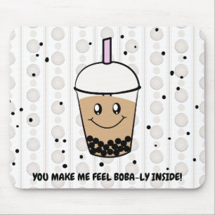 Bonita Boba Bubble Tea Pun Mousepad