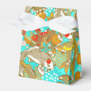 Bonita caixa de favoritos do impressão koi japonês