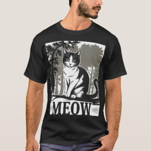 Bonita camisa de gato design