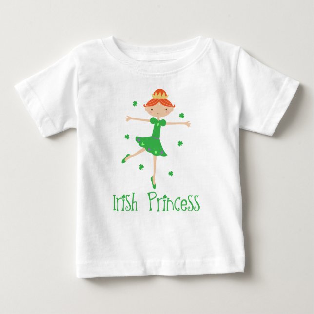 Bonita Camiseta de Criança da Princesa Irlandesa (Frente)