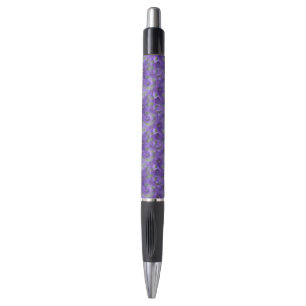 Bonita Caneta Floral Purple