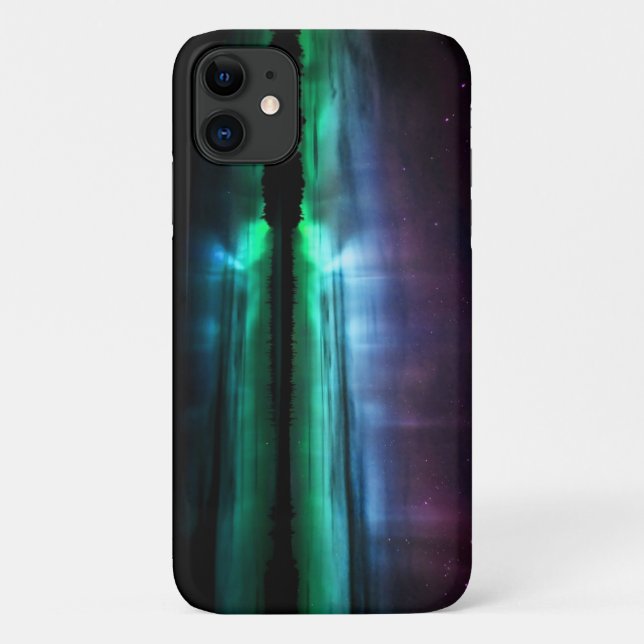 Bonita capas de iphone Aurora Borealis (Verso)
