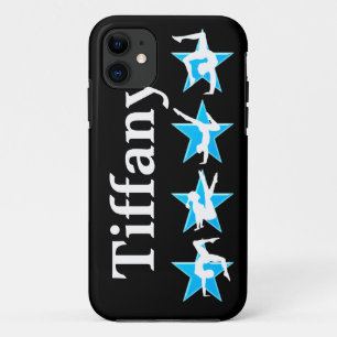 BONITA CAPAS DE IPHONE GINÁSTICA PERSONALIZADA AZU