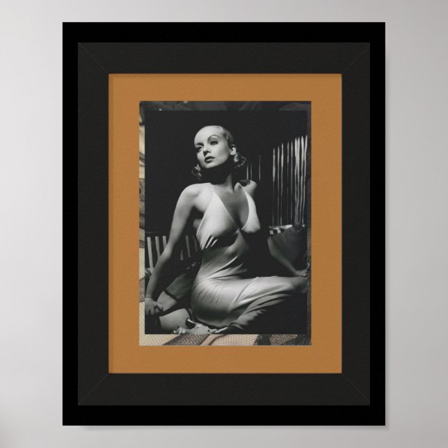 Bonita Carole Lombard Poster (Frente)