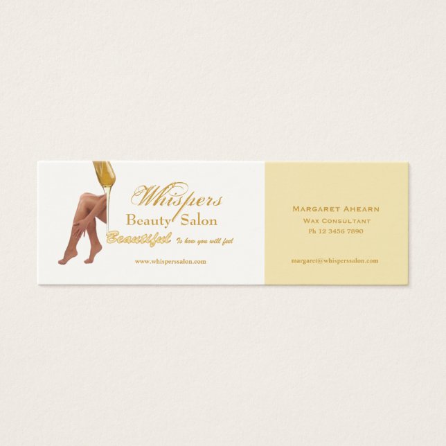 Bonita Cartão de visita (Frente)