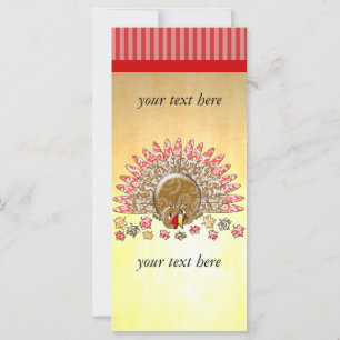 Bonita Cartoon Ação de Graças Turquia