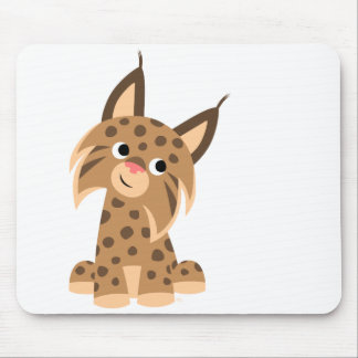 Bonita Cartoon Prankish Lynx Mousepad