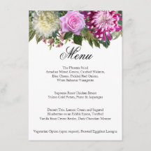 Bonita cor-de-rosa - Menu