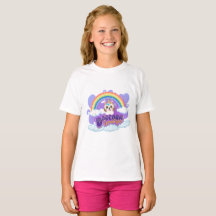 Bonita Corgi Unicorn maravilhosa T-Shirt