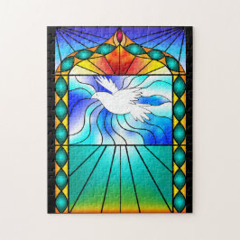 Bonita Dove Vidro Escondida Quebra-cabeça