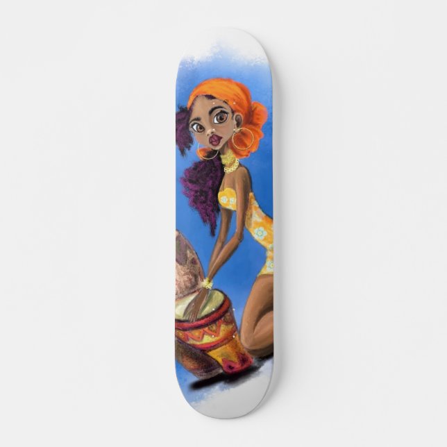 Bonita Drummer Girl skateboard (Frente)