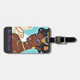 Bonita etiqueta de bagagem